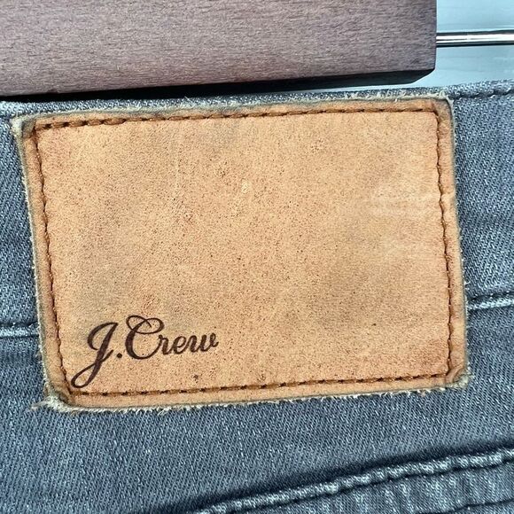 J. Crew Women's Gray Mid-Rise Toothpick Skinny‎ Stretch Ankle Jeans Size 26 - Picture 6 of 16